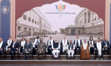 प्रधानमंत्री नरेन्द्र मोदी ने नई दिल्ली में 12वें ब्रिक्स संसदीय मंच के दौरान ब्रिक्स देशों के सांसदों से संवाद किया